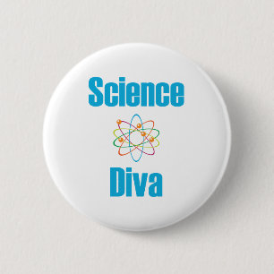 Atomwissenschafts-Diva Button