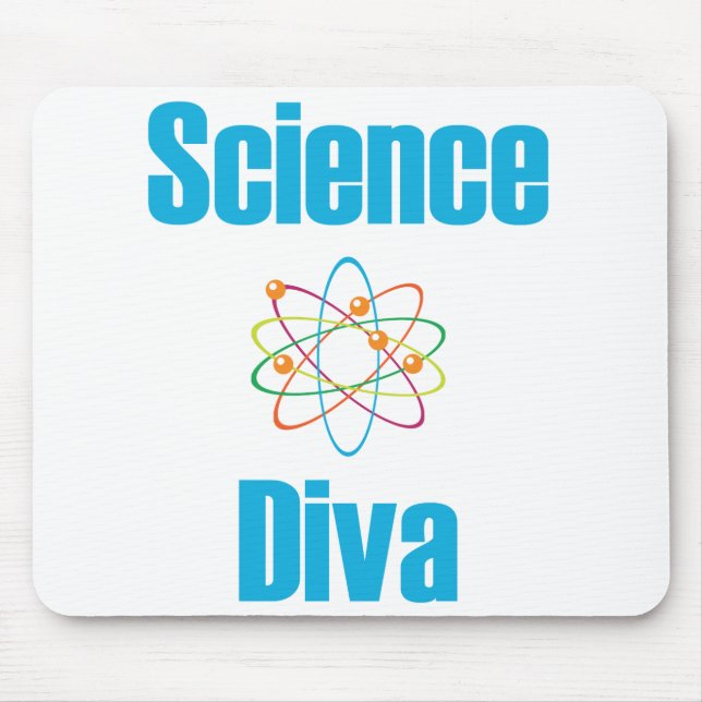 Atomwissenschafts-Diva Mousepad (Vorne)