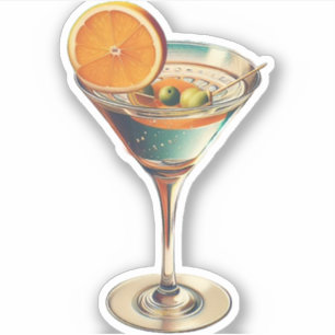 Atomzeitalter Mitte des Jahrhunderts futuristisch Aufkleber