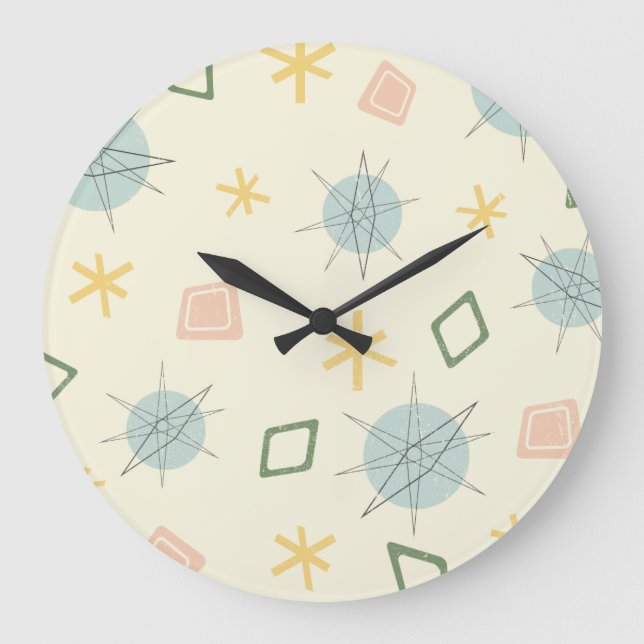 Atomzeitkunst Große Wanduhr (Vorderseite)