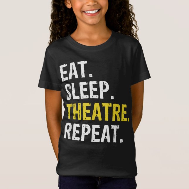 ator Ess Schlaf-ator wiederholen Drama Geschenkdes T-Shirt (Vorderseite)