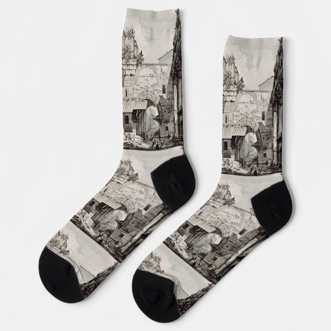 Atrium des Portico Octavia in Rom Socken (Linkes Detail)