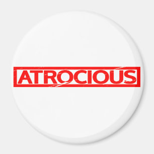 Atrocious Briefmarke Magnet