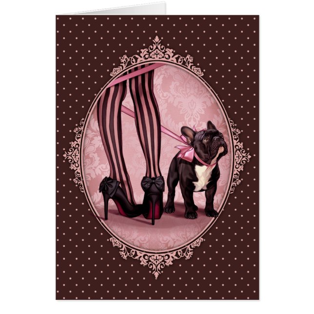 Attachée à mon Bouledogue Français (Devant)