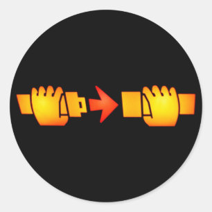 Attacher la ceinture de sécurité Stickers ronds