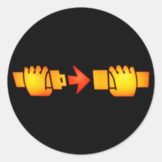 Attacher la ceinture de sécurité Stickers ronds