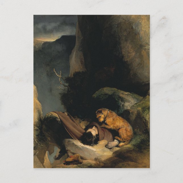 Attachment von Edwin Henry Landseer Postkarte (Vorderseite)