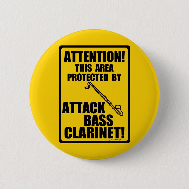 Attack Bass Klarinette Button (Vorderseite)