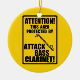 Attack Bass Klarinette Keramikornament