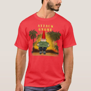 Attack Gnome w Claymore Grenade w Fire w Dschungel T-Shirt