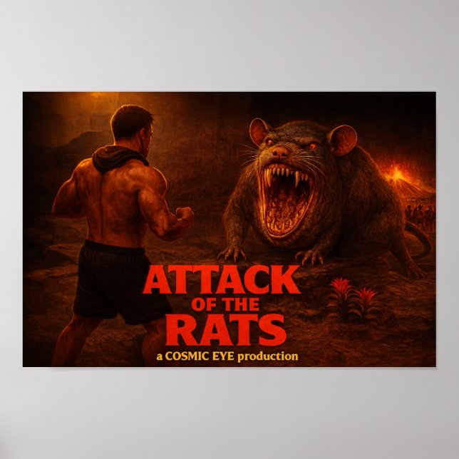 Attack of the Rats — Official Movie Poster  (Vorne)