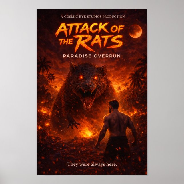 Attack of the Rats — Paradise Overrun Poster (Vorne)