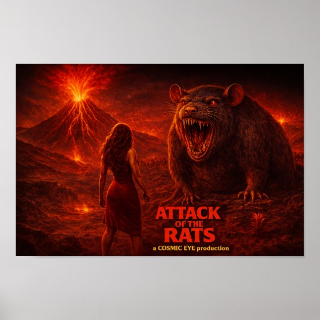 Attack of the Rats Poster (Vorne)