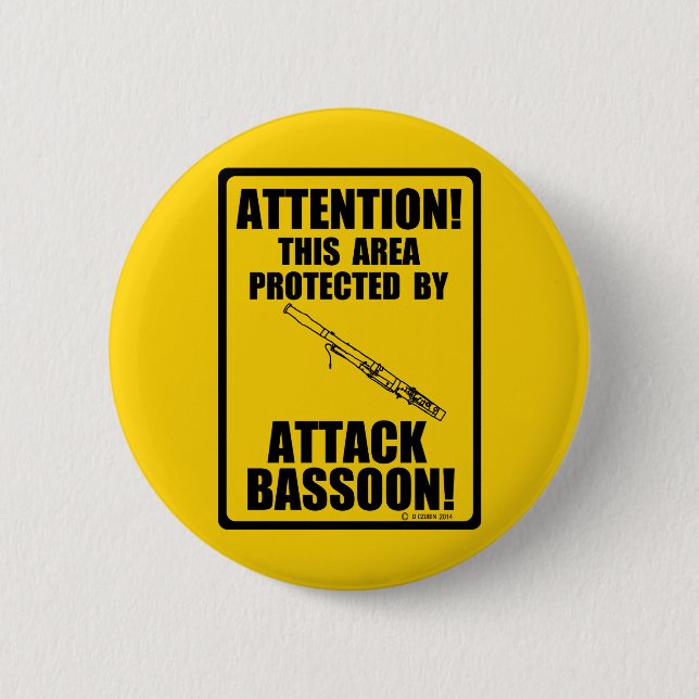 Attacken-Bassoon Button (Vorderseite)