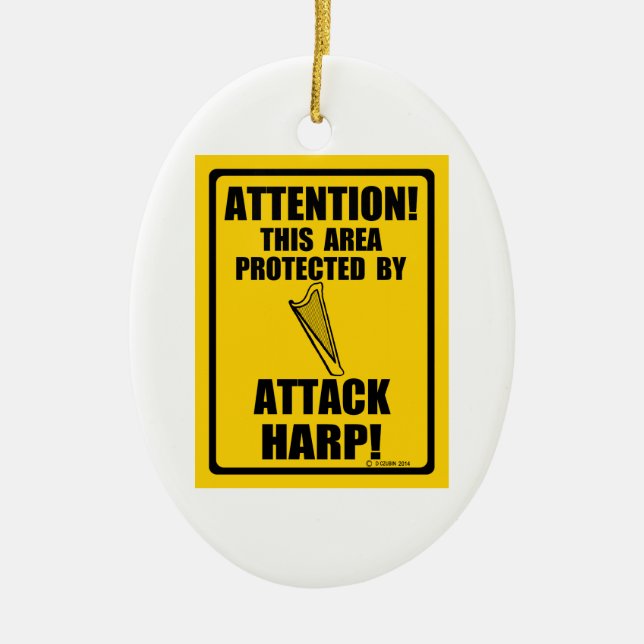 Attacken Harp Keramikornament (Vorne)