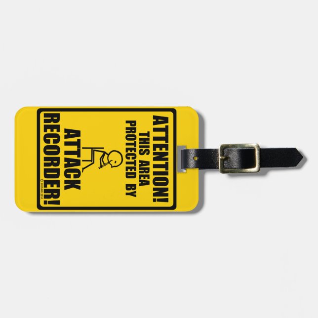 Attackenrekorder Gepäckanhänger (Vorderseite horizontal)