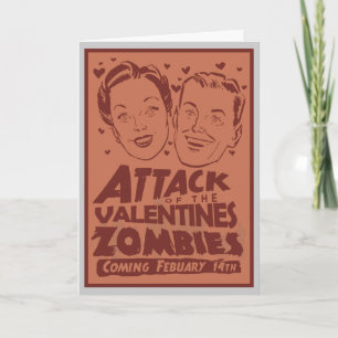 Attaque de la carte personnalisable de zombis de