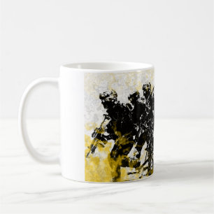 Attaquez, mettez en forme de tasse l'oeuvre d'art