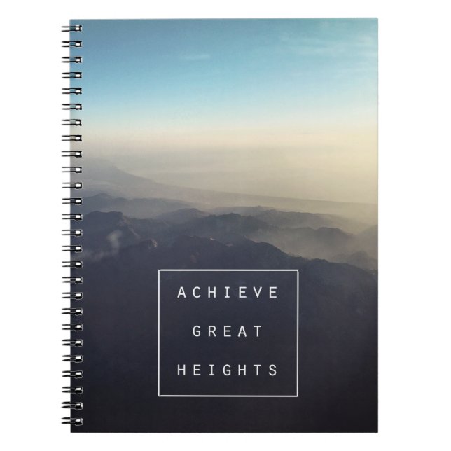 Atteindre de grandes hauteurs Carnet spiral (Devant)