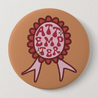 Attempter - Lustiges Motivationsdesign Button