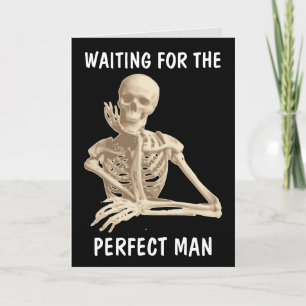 ATTENDRE LES CARTES DE FUNNY SKELETON HOMME PARFAI