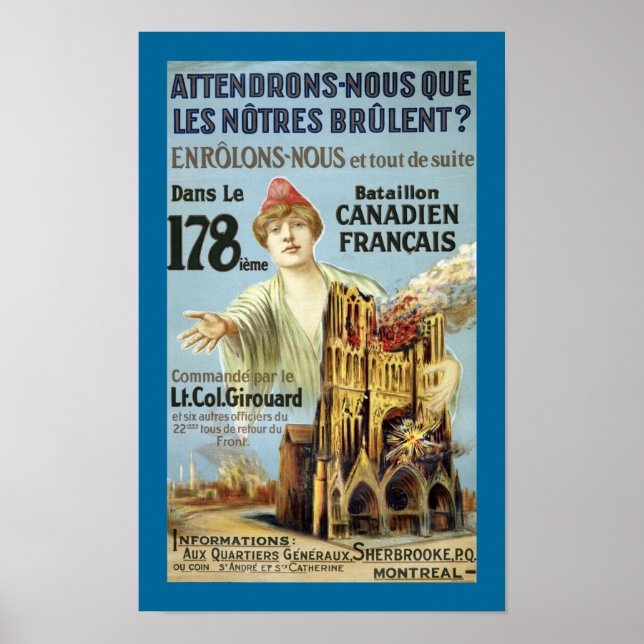 Attendrons-Nous (Grenze) Poster (Vorne)