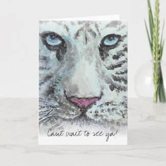 Attente de pente de carte de voeux pour voir le ya