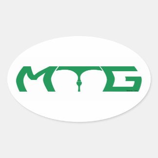 Attention à l'écart - autocollant de texte vert