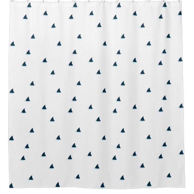 Attention aux requins ! rideau de douche (Devant)