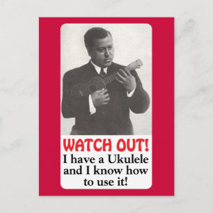 Attention ! Carte postale