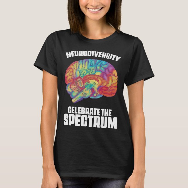 Attention Deficit Disorder Hyperactivity Neurodive T-Shirt (Vorderseite)
