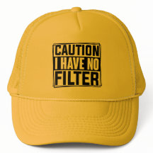 Attention, je n'ai pas de filtre Casquette de devi