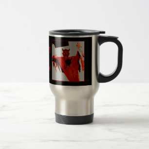 'Attention ! ' Mug café de voyage