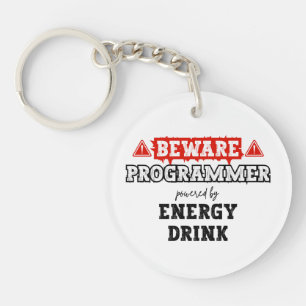 Attention : Programmeur Alimenté Par Une Boisson D