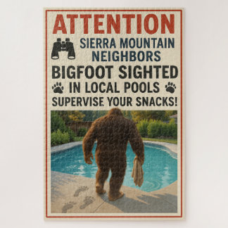 Attention Sierra Mountain Neighbors – Bigfoot Pool