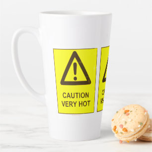Attention - Tasse de Latte Chaud
