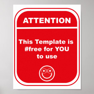 Attention This Template is #free to use Cutomize   Poster