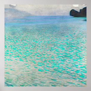 Attersee Gelassenheit – Klimt Impressionistische K Poster