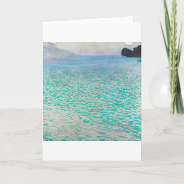 Attersee, Gustav Klimt Karte (Vorderseite)