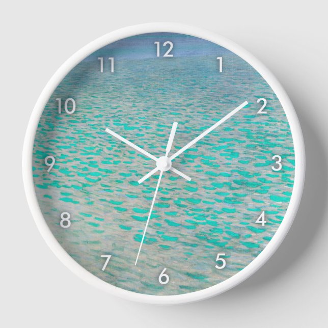 Attersee, Gustav Klimt Uhr (Vorderseite)