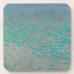 Attersee, Küstenlandschaftsmalerei, Gustav Klimt Getränkeuntersetzer