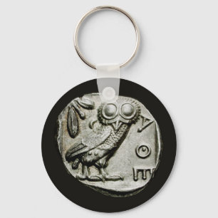 Attica Tetradrachm Owlthena Schlüsselanhänger