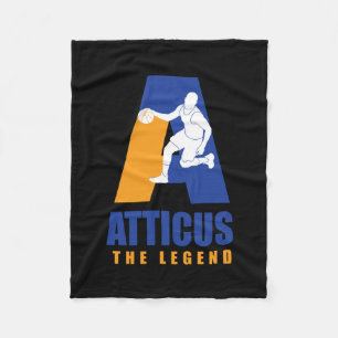 Atticus Custom Player Basketball Ihr Name The Leg Fleecedecke