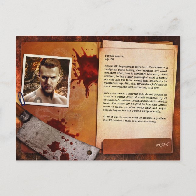 Atticus Postcard Postkarte (Vorderseite)