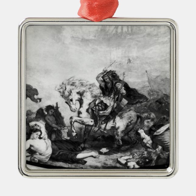 Attila der Hunne und seine Horden Silbernes Ornament (Vorne)