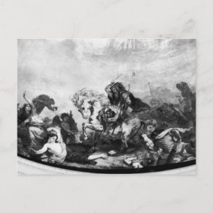 Attila the Hun  and his hordes Postkarte