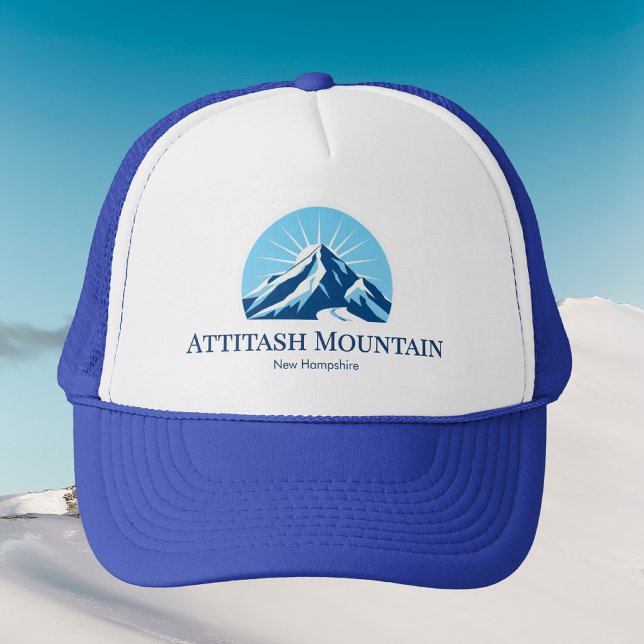 Attitash Mountain New Hampshire ski resort Hat Truckerkappe (Von Creator hochgeladen)