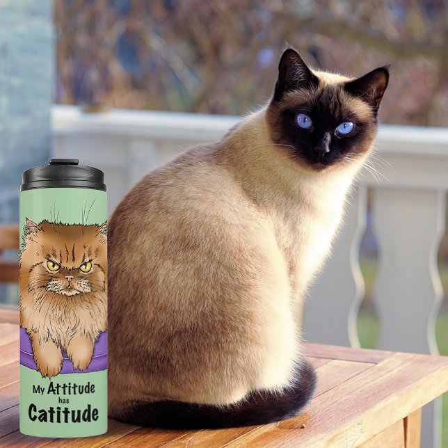 Attitude hat Katitude Thermosbecher (Von Creator hochgeladen)