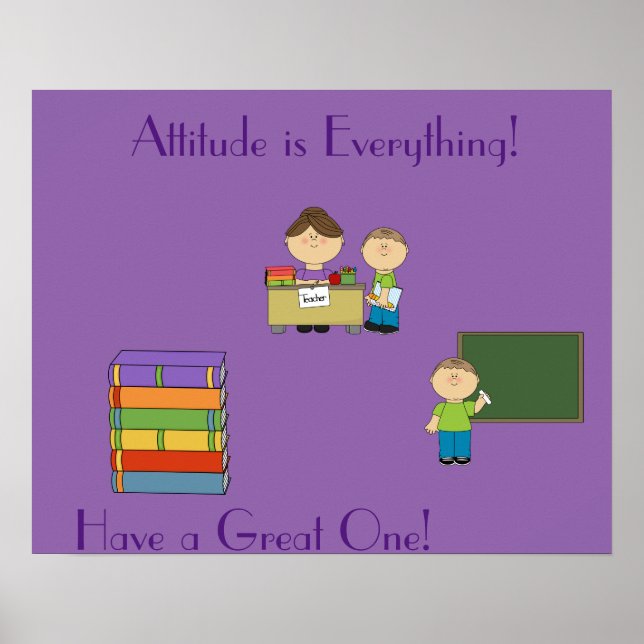 Attitude ist alles Poster (Vorne)