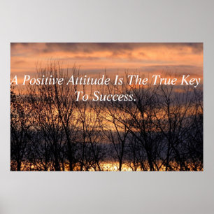 Attitude positive Poster inspirant